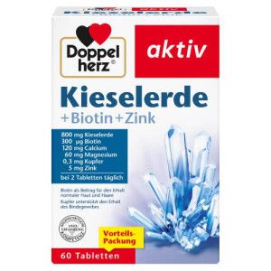 DOPPELHERZ Kieselerde+Biotin+Zink Tabletten