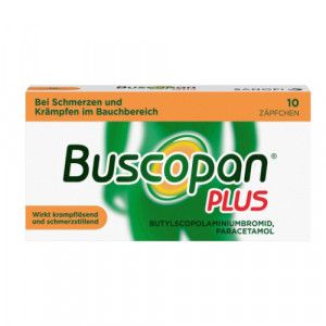 BUSCOPAN plus 10 mg/800 mg Suppositorien