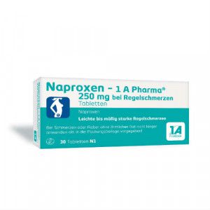 NAPROXEN-1A Pharma 250 mg b.Regelschmerzen Tabl.