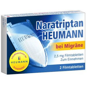 NARATRIPTAN Heumann bei Migräne 2,5 mg Filmtabl.