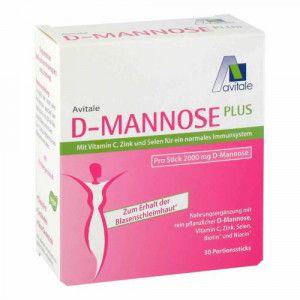 D-MANNOSE PLUS 2000 mg Sticks m.Vit.u.Mineralstof.