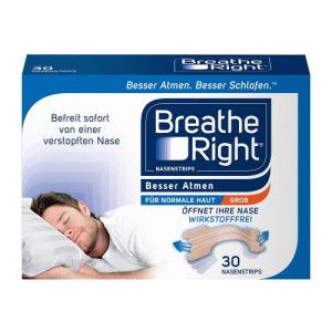 BESSER Atmen Breathe Right Nasenpfl.groß beige