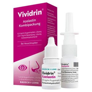 VIVIDRIN Azelastin Kombip. 0,5mg/ml ATR+1mg/ml NAS